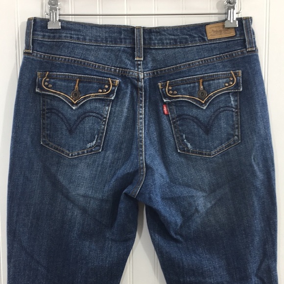 Levis 515 Bootcut Jeans Womens 8M Medium Wash Cotton Denim‎ - Picture 4 of 11